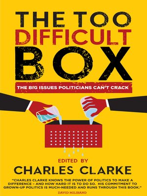 cover image of The 'Too Difficult' Box